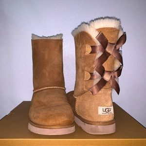 Three different pairs of UGG boots.